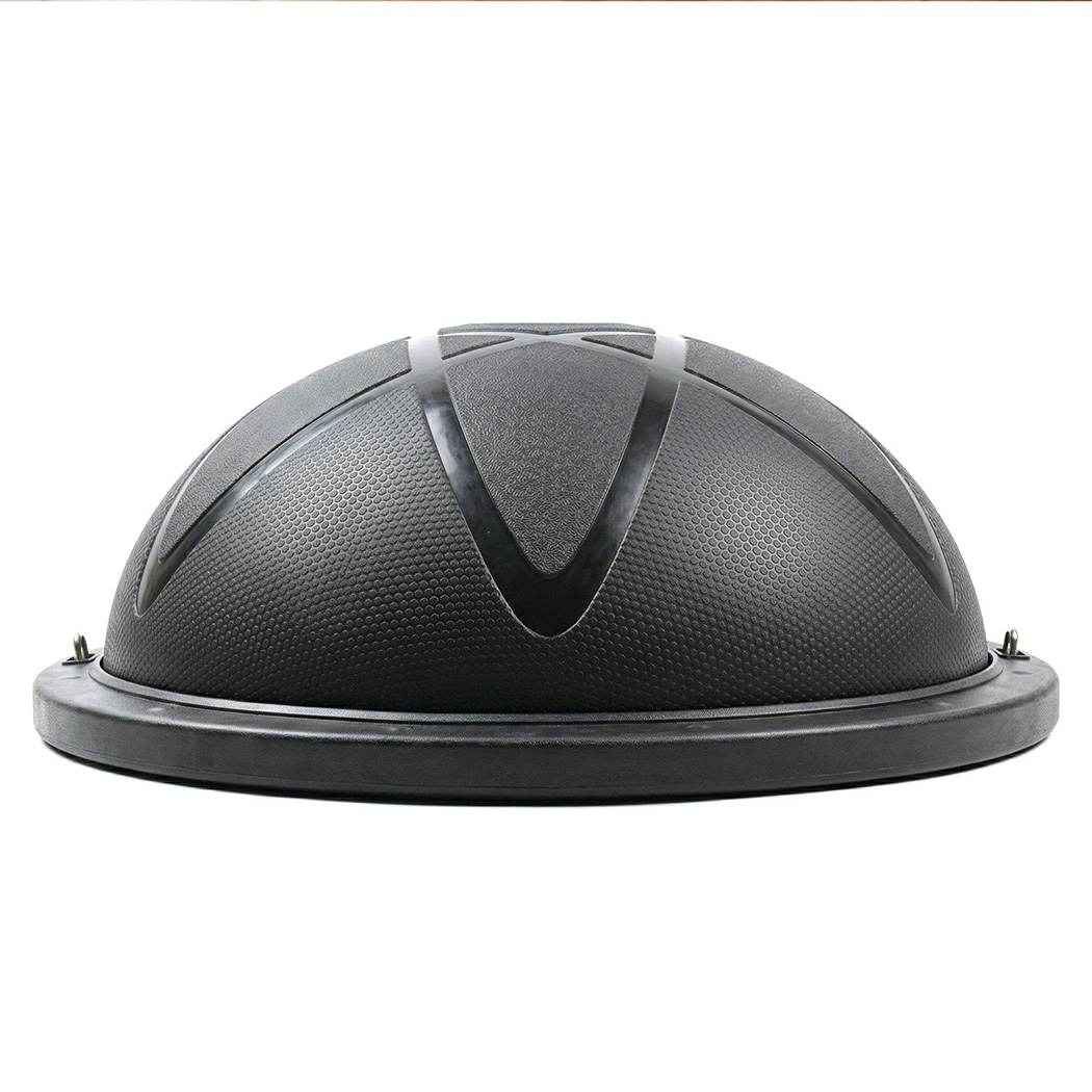 centra half balance ball yoga balance trainer 2 resistance bands home gym black centra half balance ball yoga balance trainer 2 resistance bands home gym black